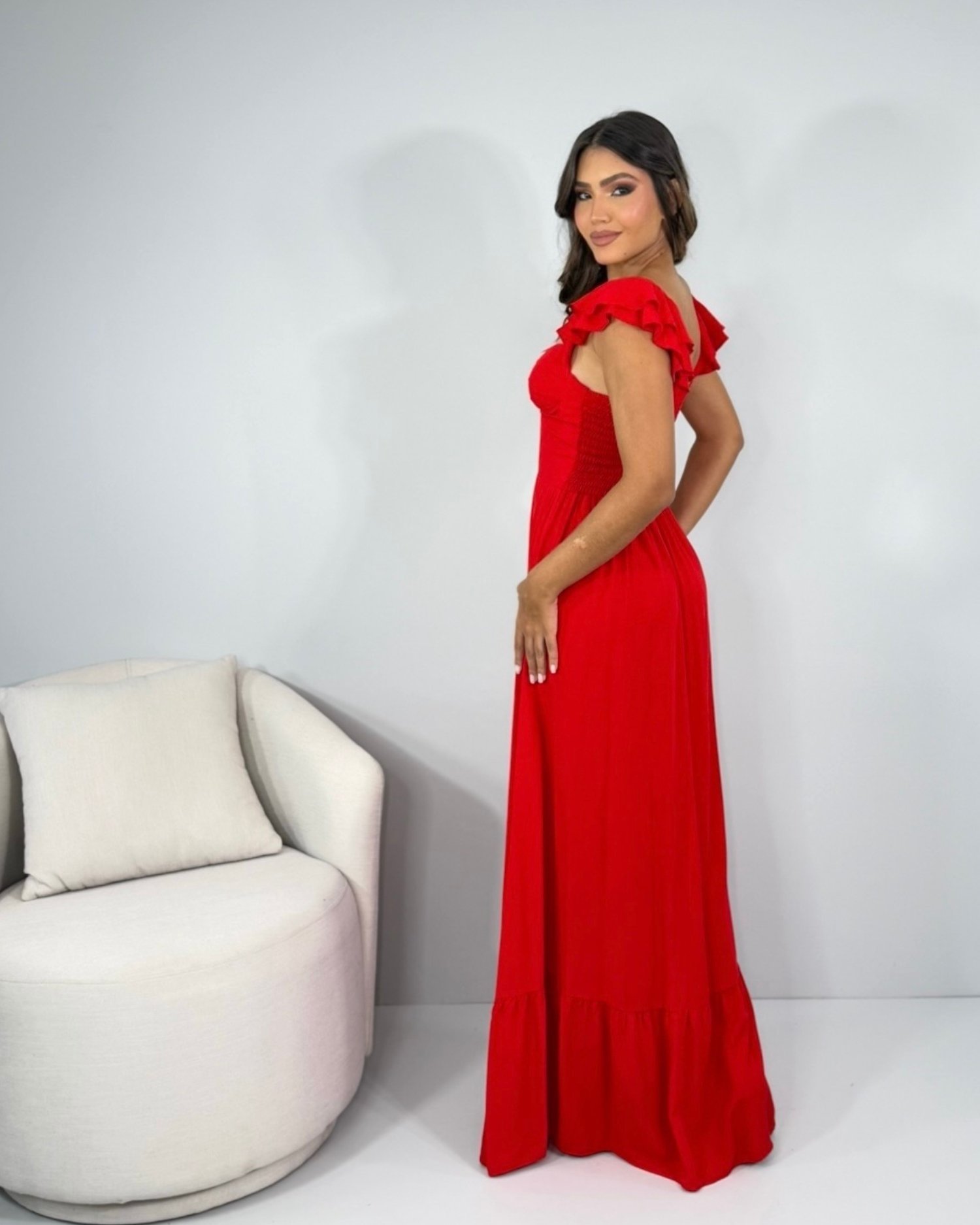 Vestido Isla - Vermelho - Imagem 7