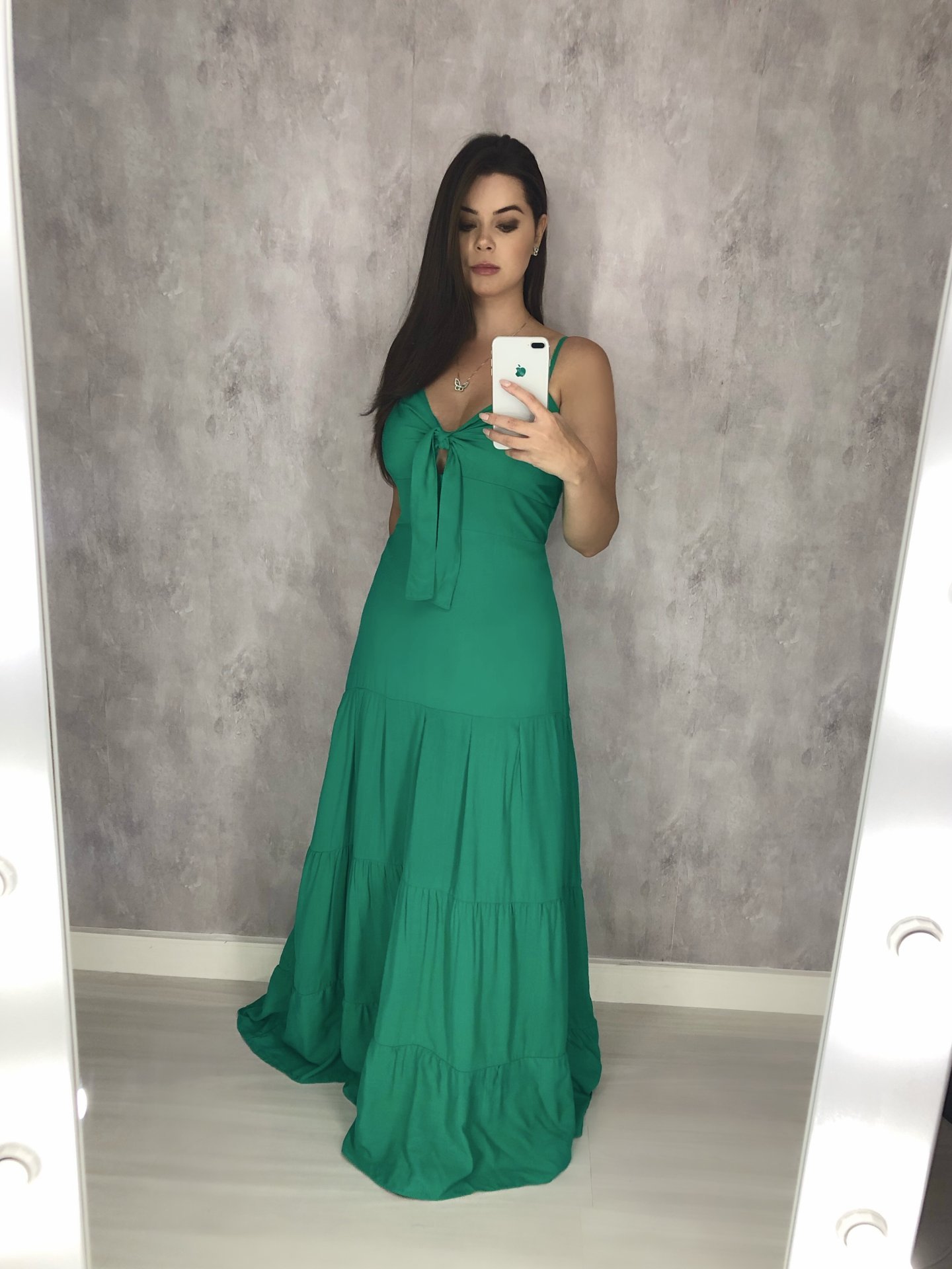 Vestido Camila - Verde Bandeira - Imagem 4