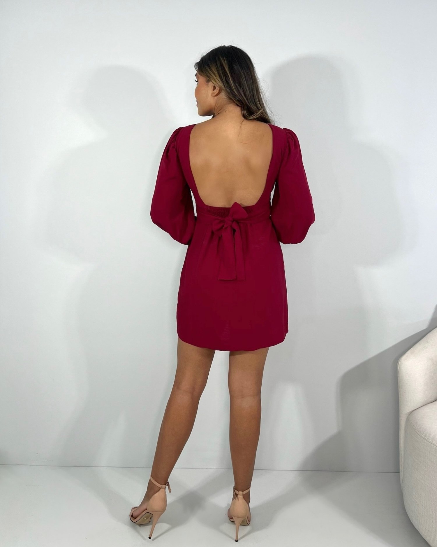 Vestido Tayla - Marsala - Imagem 3
