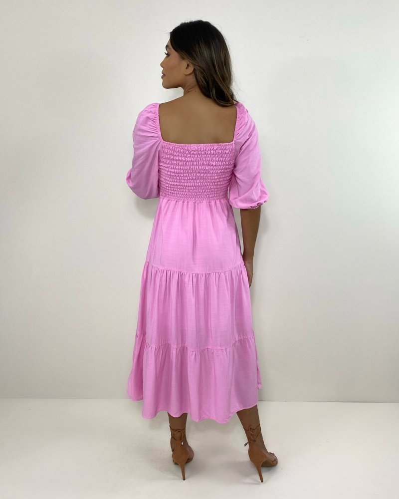 Vestido Juliana - Rosa Bebê - Imagem 5