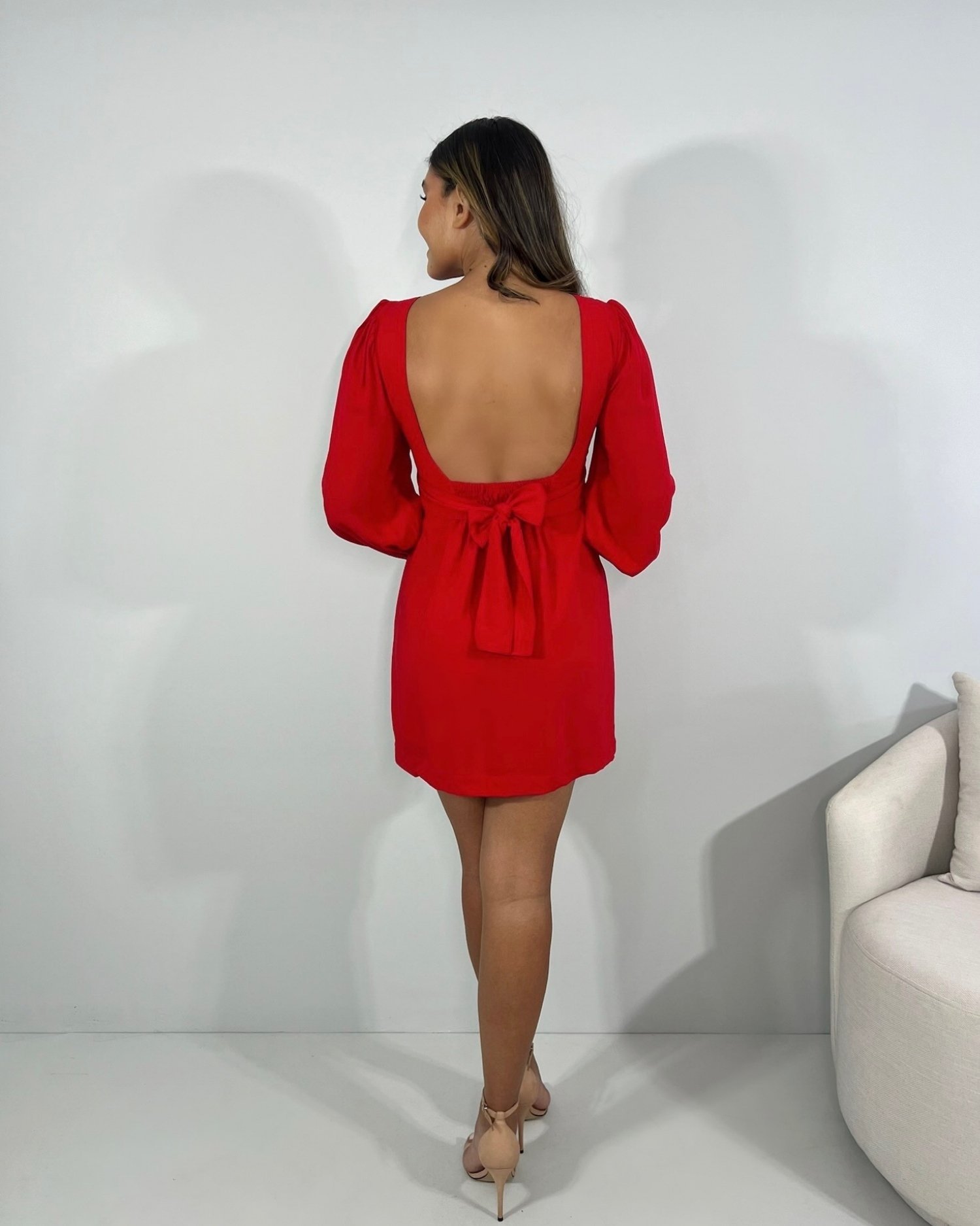 Vestido Tayla - Vermelho - Imagem 7