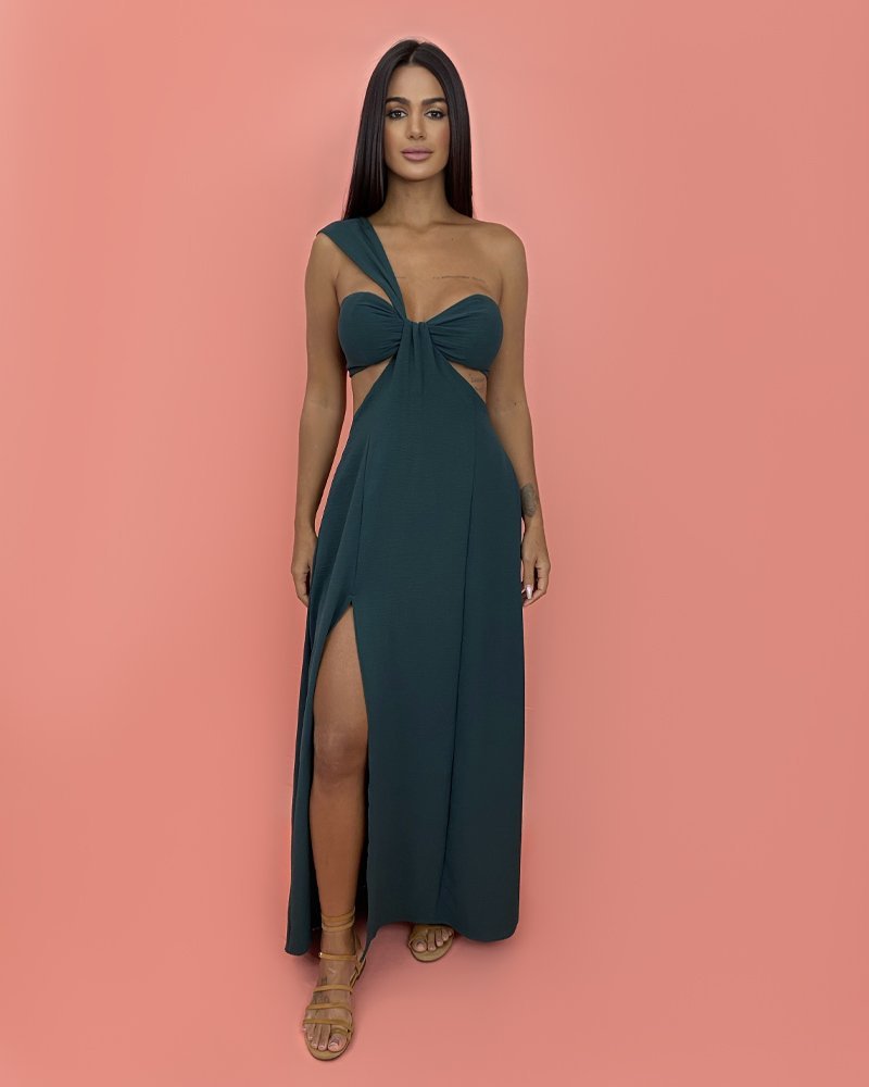 Vestido Antonela - Verde Esmeralda