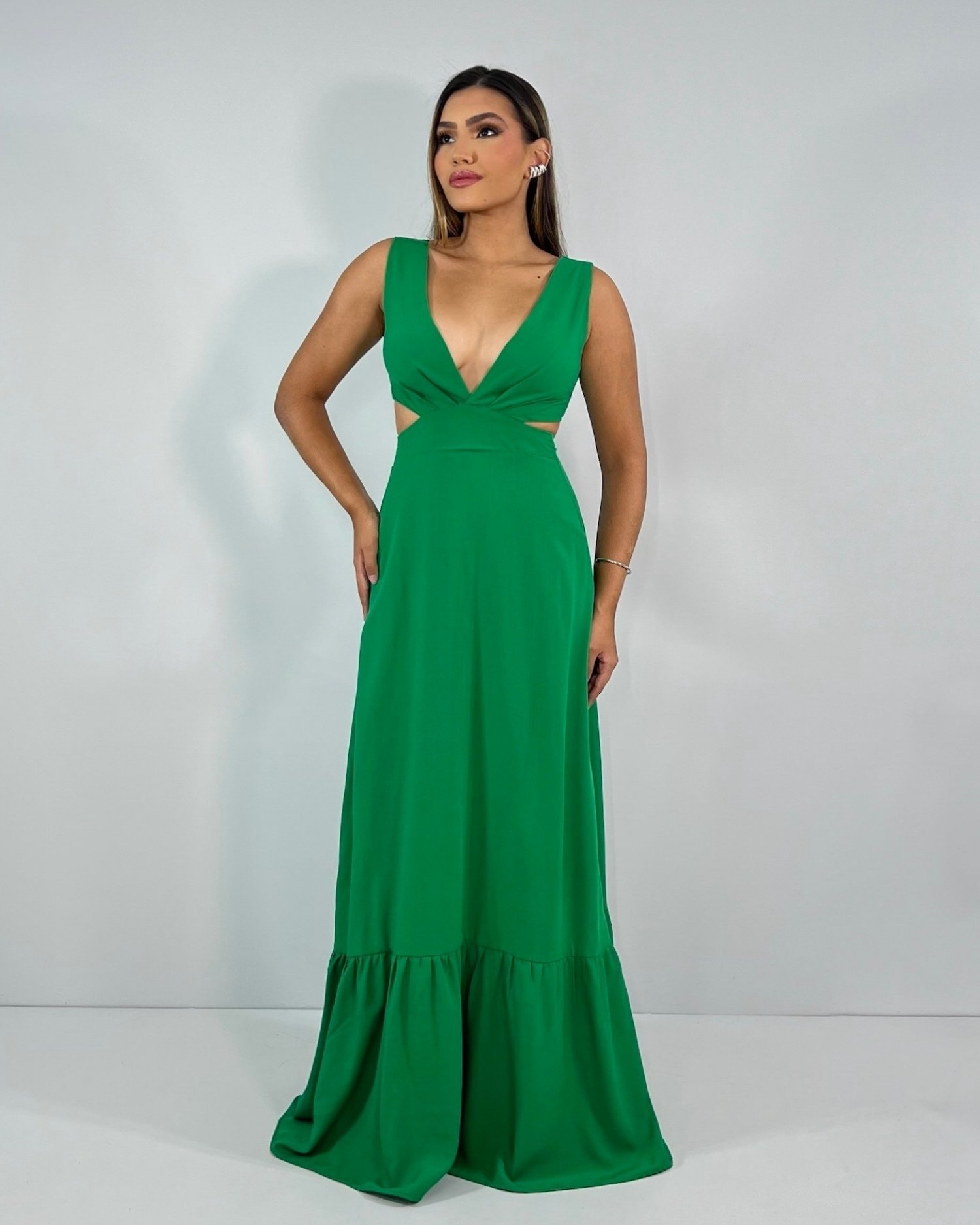 Vestido Miranda - Verde Bandeira - Imagem 2