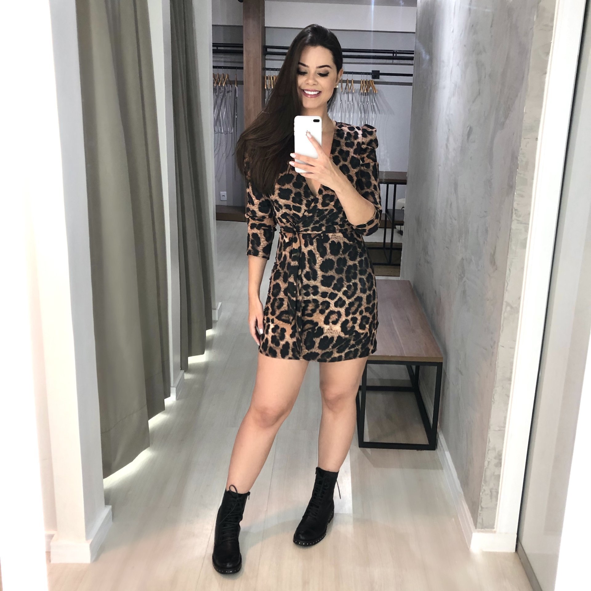 Macaquinho Débora - Animal Print