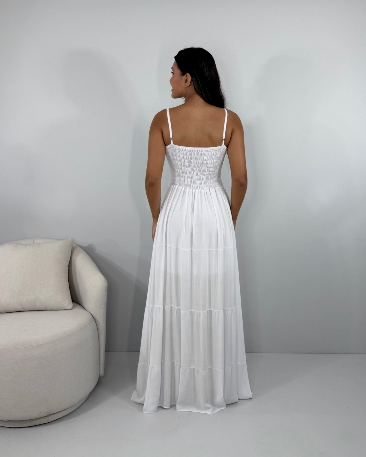 Vestido Camila - Branco - Imagem 3