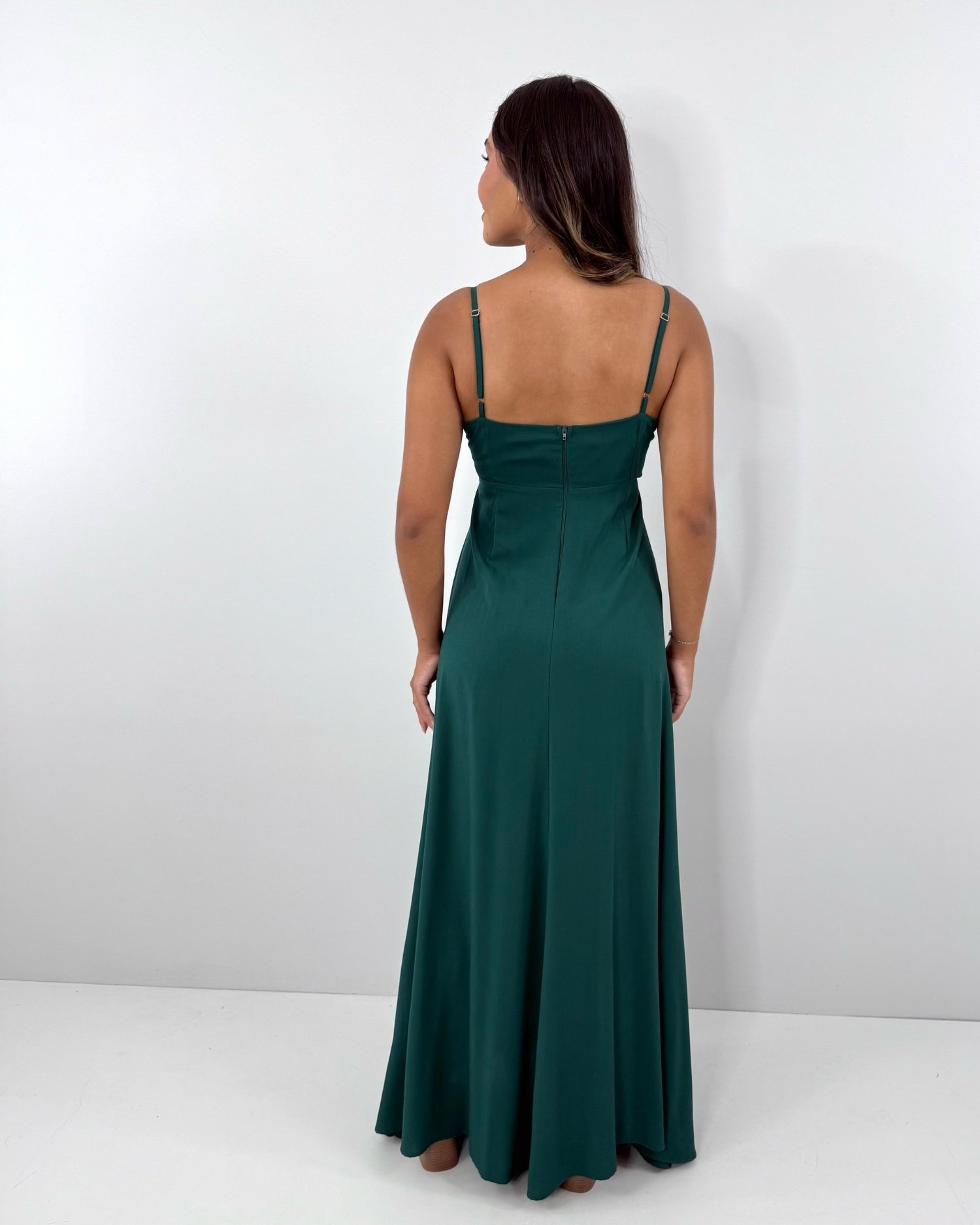 Vestido Eliana - Verde Amazônia - Imagem 3