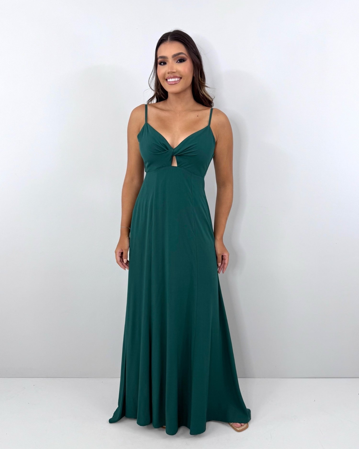 Vestido Eliana - Verde Amazônia - Imagem 4