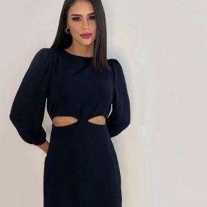 Vestido Tainara - Preto