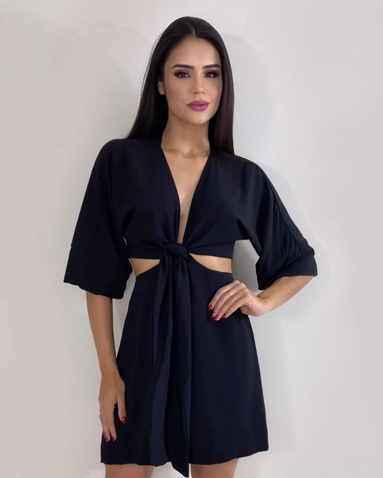 Vestido Mariana - Preto