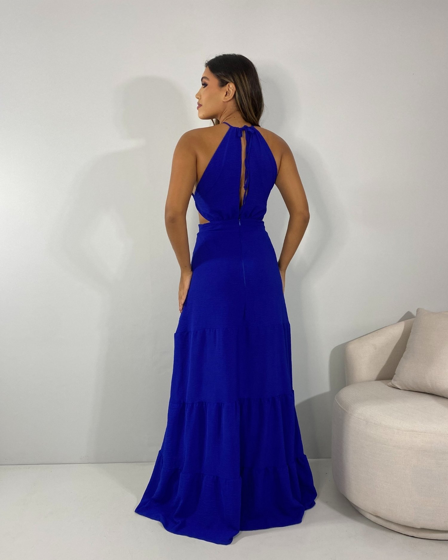 Vestido Estefane Longo - Azul Royal - Imagem 3