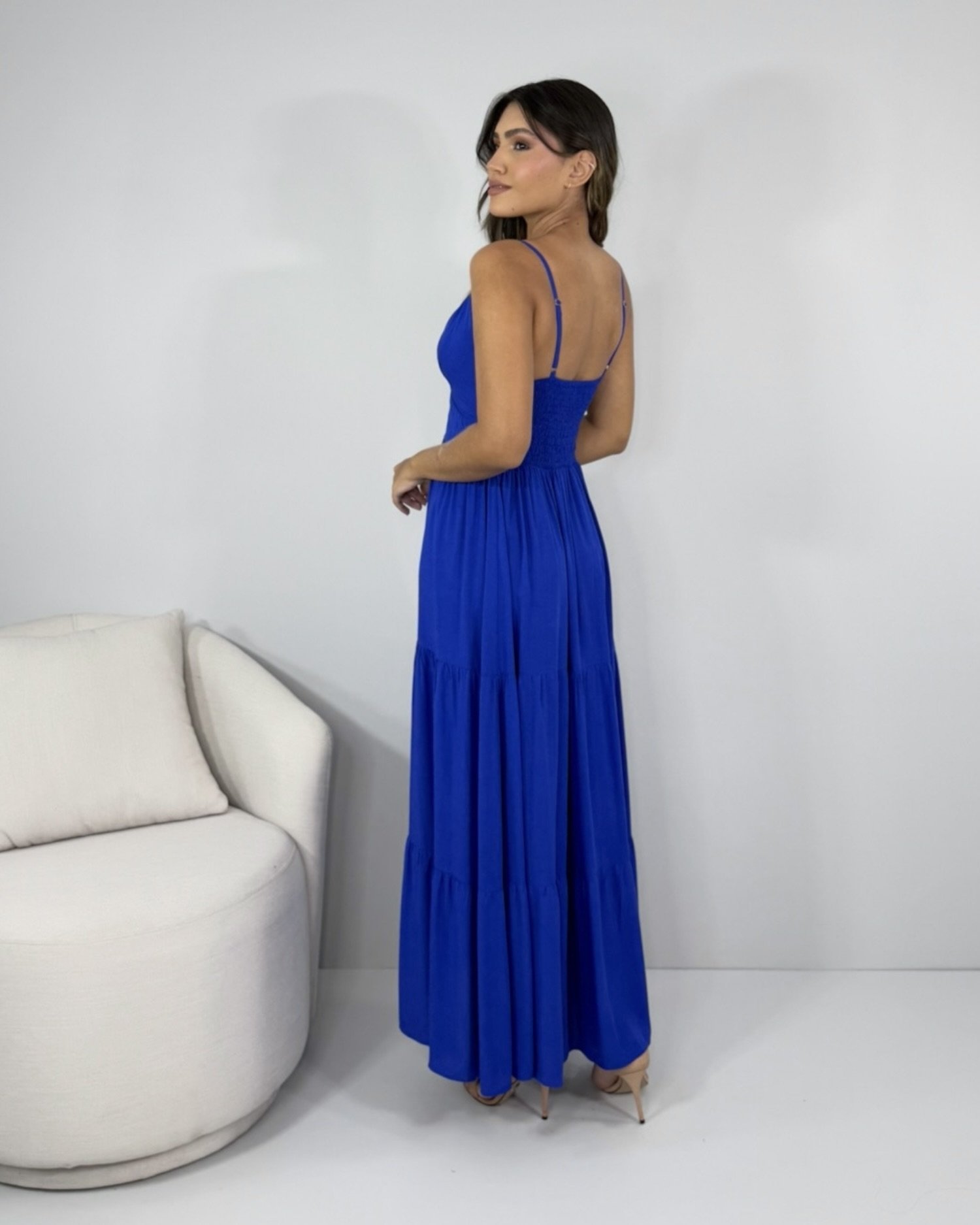 Vestido Helô - Azul Royal - Imagem 3