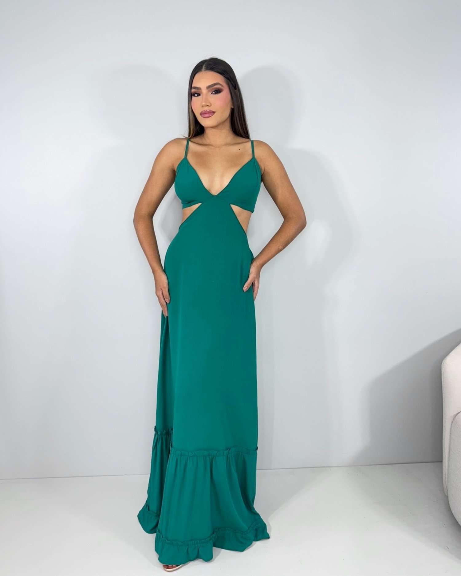 Vestido Launa - Verde Amazônia - Imagem 2