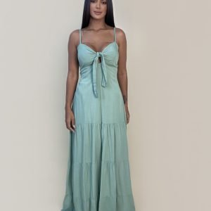 Vestido Camila - Verde Água