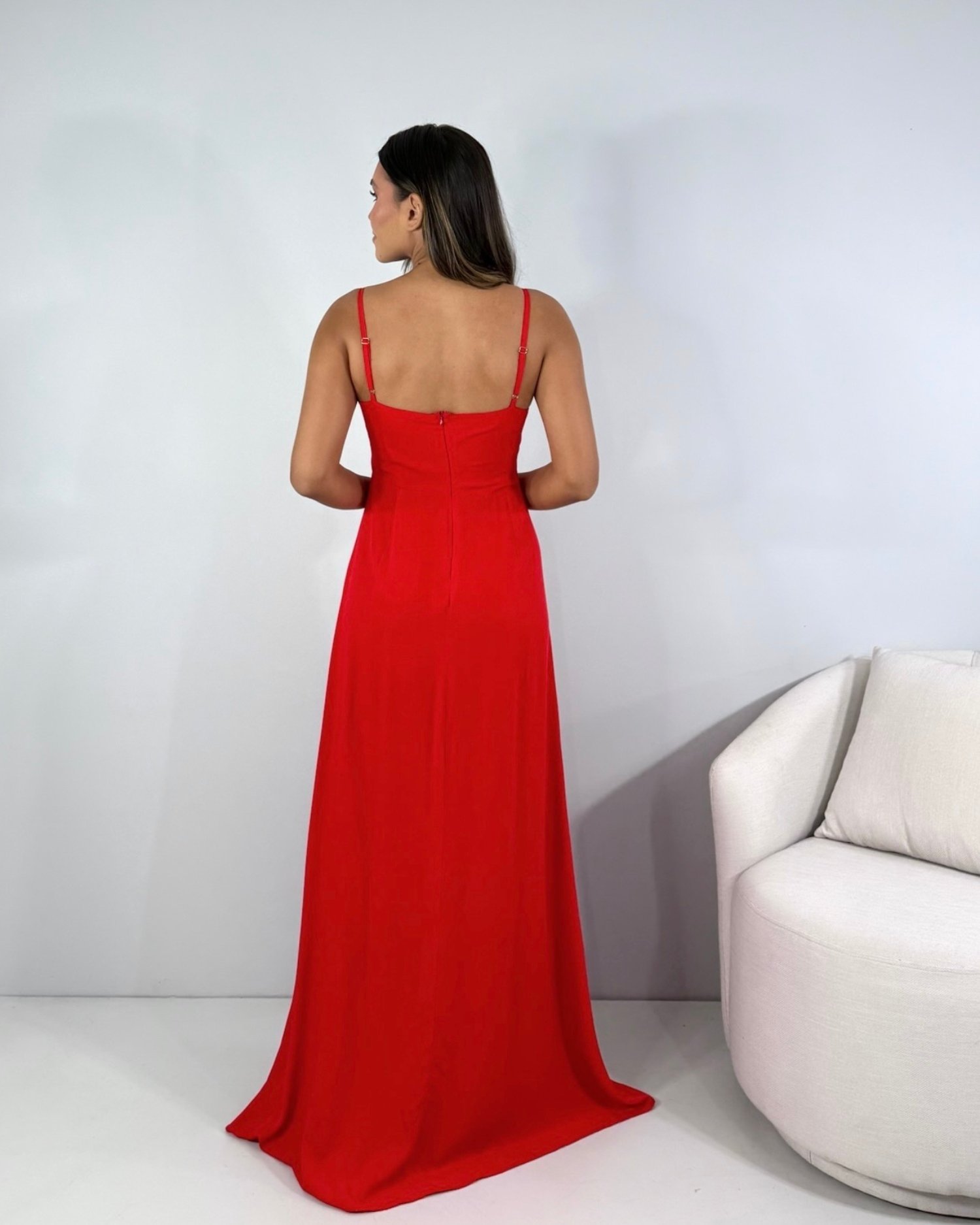 Vestido Lanna - Vermelho - Imagem 6
