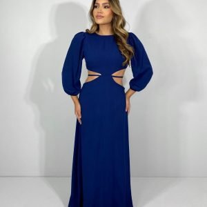 3c58aef3adbbf303b9e18c90cdb002ee.jpg Vestido Giza - Azul Marinho
