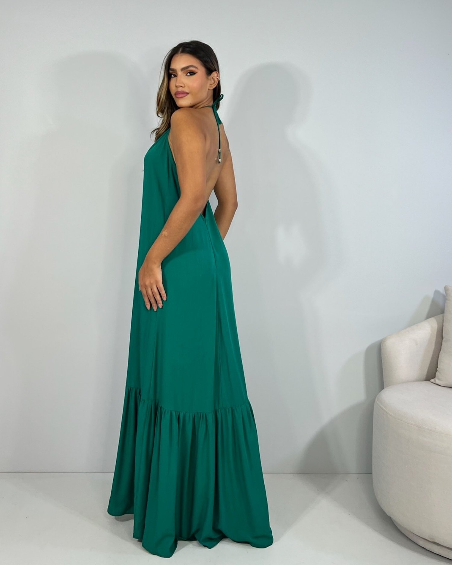 Vestido Brenda - Verde Amazônia - Imagem 6