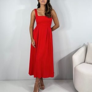 3d9d2951f4c9ef47d8abb93147fc10b2.jpg Vestido Samanta - Vermelho