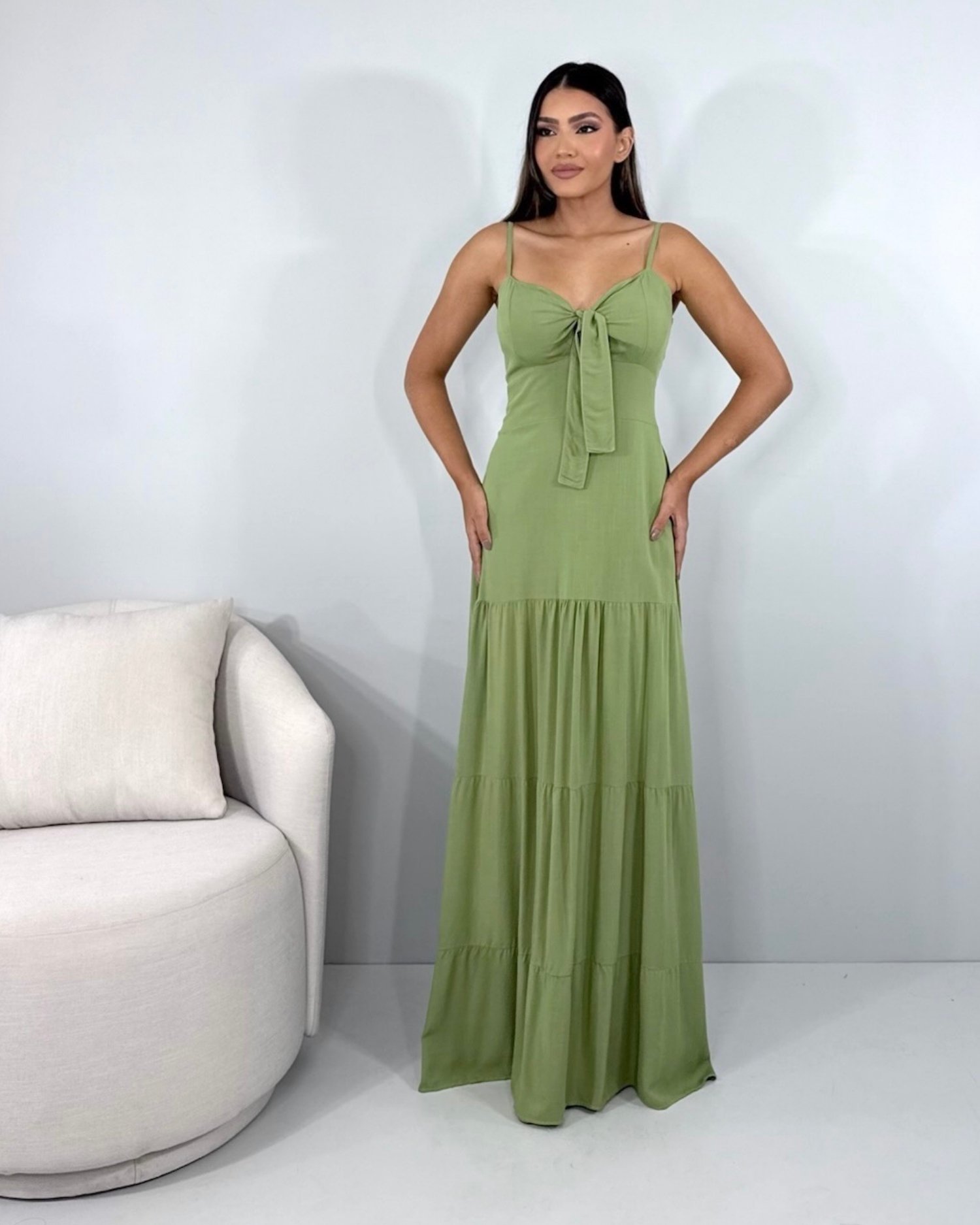 Vestido Camila - Folhagem - Imagem 5