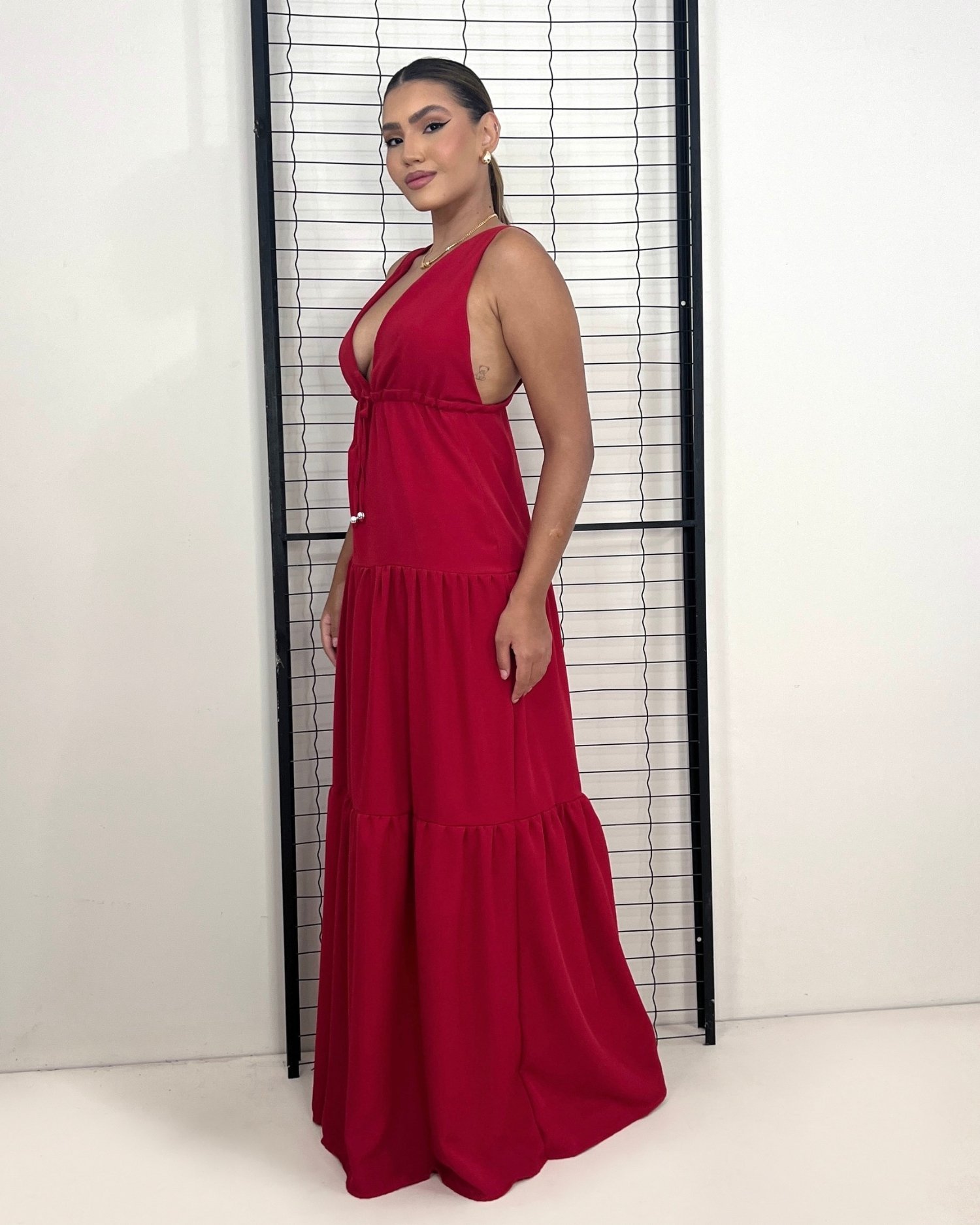 Vestido Ramona - Vermelho - Imagem 2