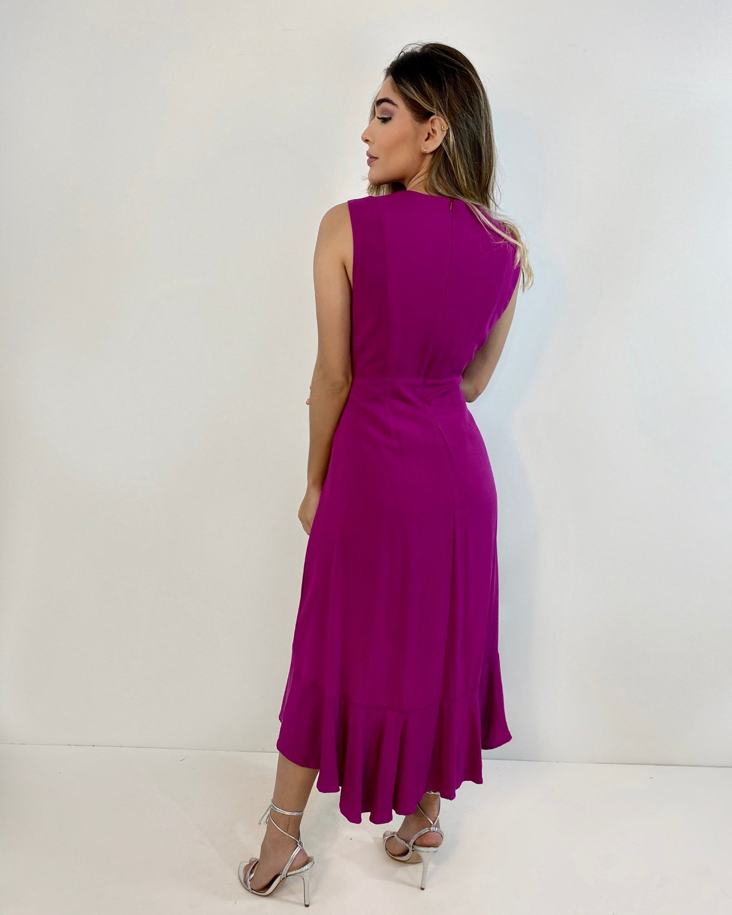 Vestido Alessandra - Fúcsia - Imagem 4