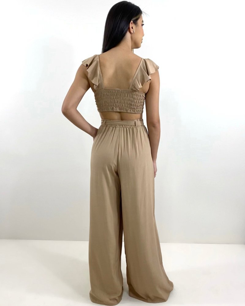 Conjunto Pantalona Samira - Nude - Imagem 4