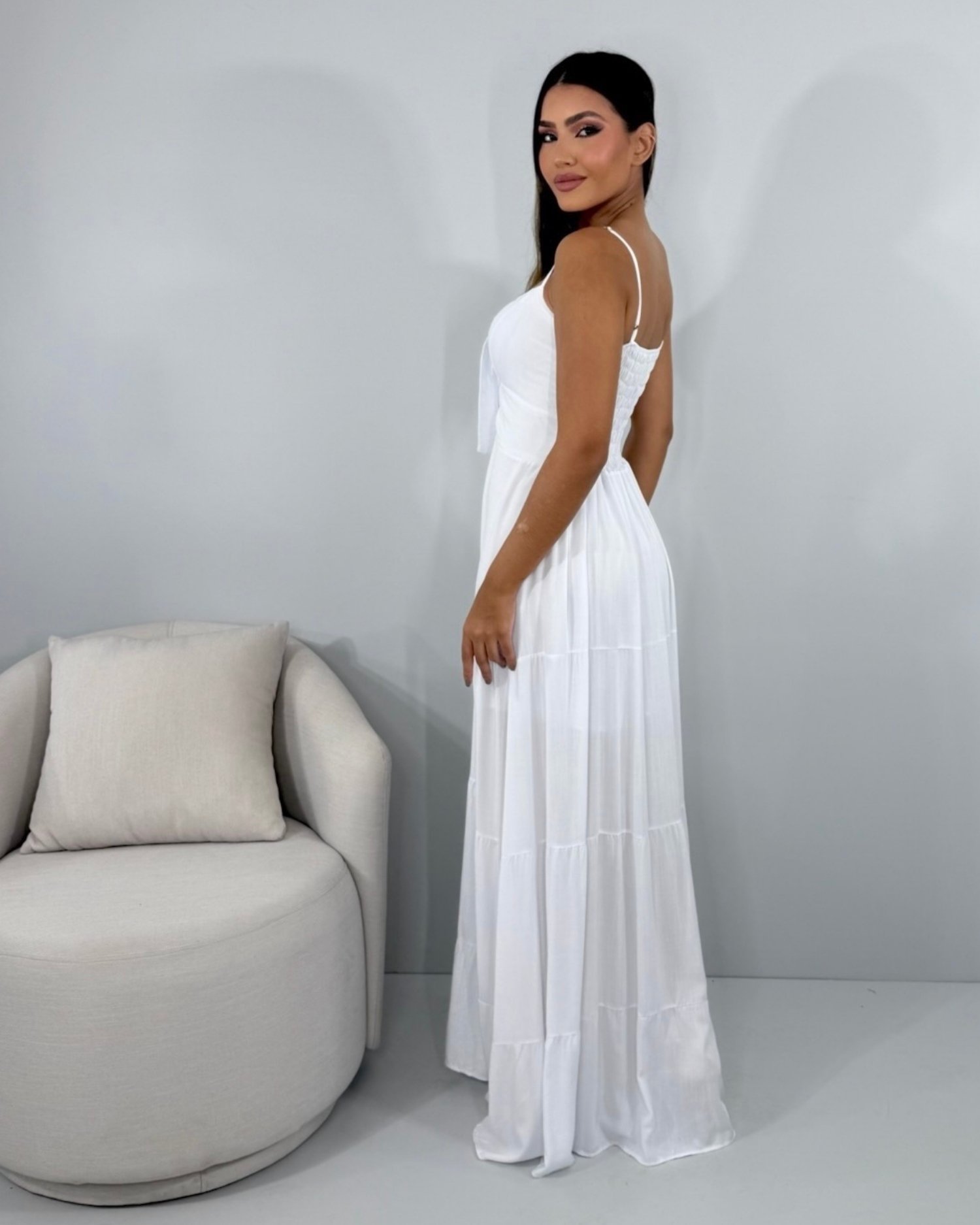 Vestido Camila - Branco - Imagem 2