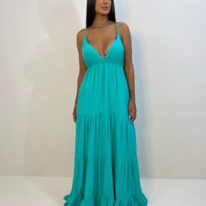 Vestido Sophia - Verde Água
