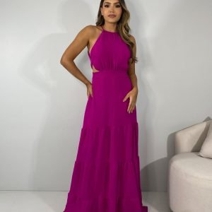 494a1fb98fa8a8c880ee57910b1da0ef.jpg Vestido Estefane Longo - Fúcsia