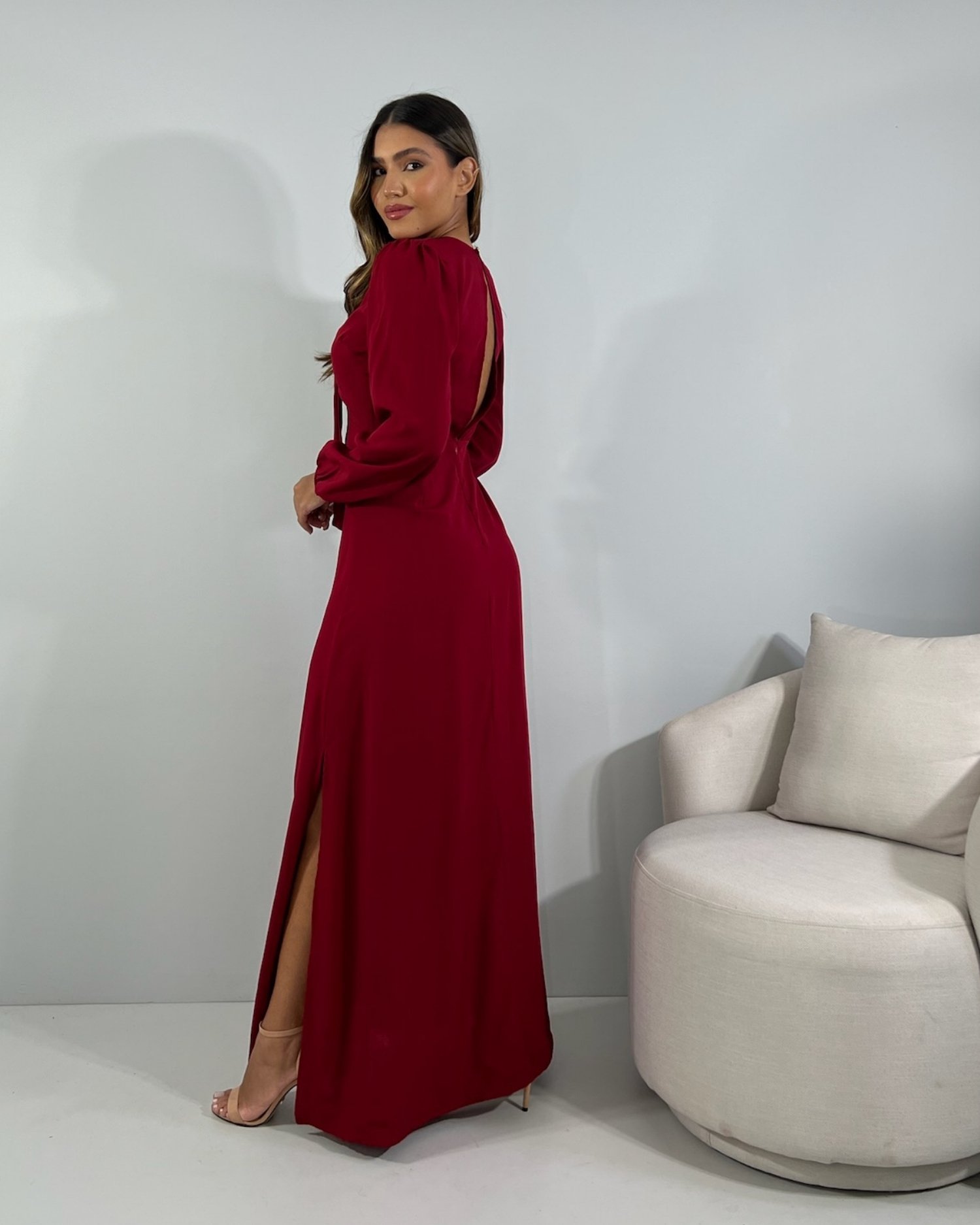 Vestido Mavi - Marsala - Imagem 3