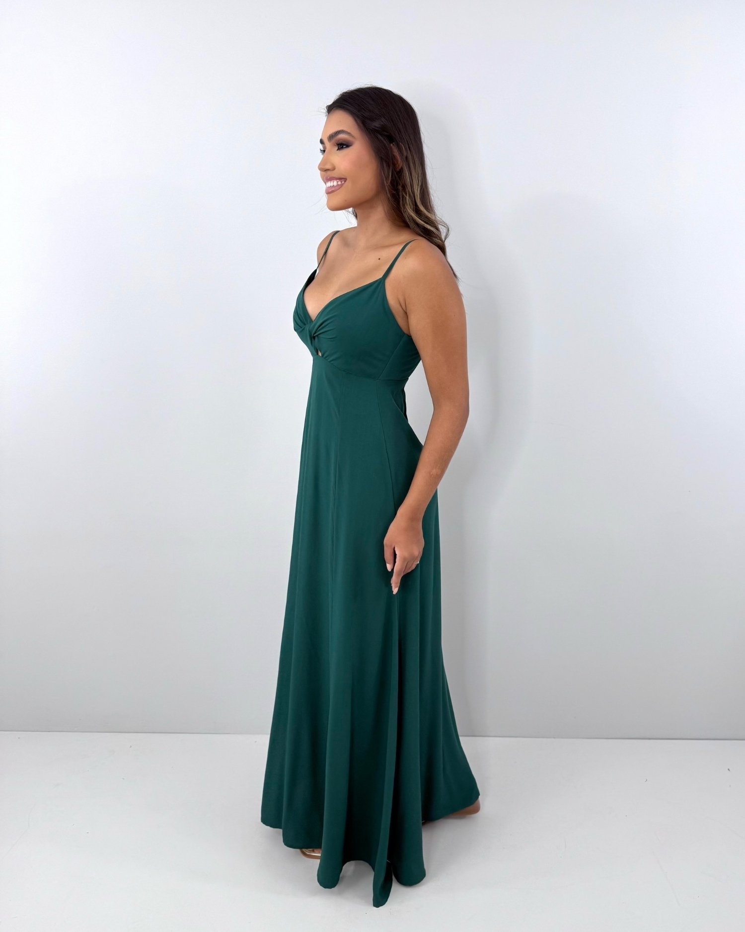 Vestido Eliana - Verde Amazônia - Imagem 2