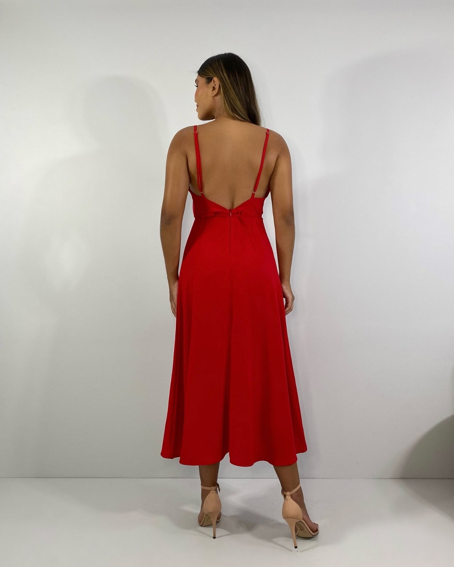 Vestido Felícia - Vermelho - Imagem 2
