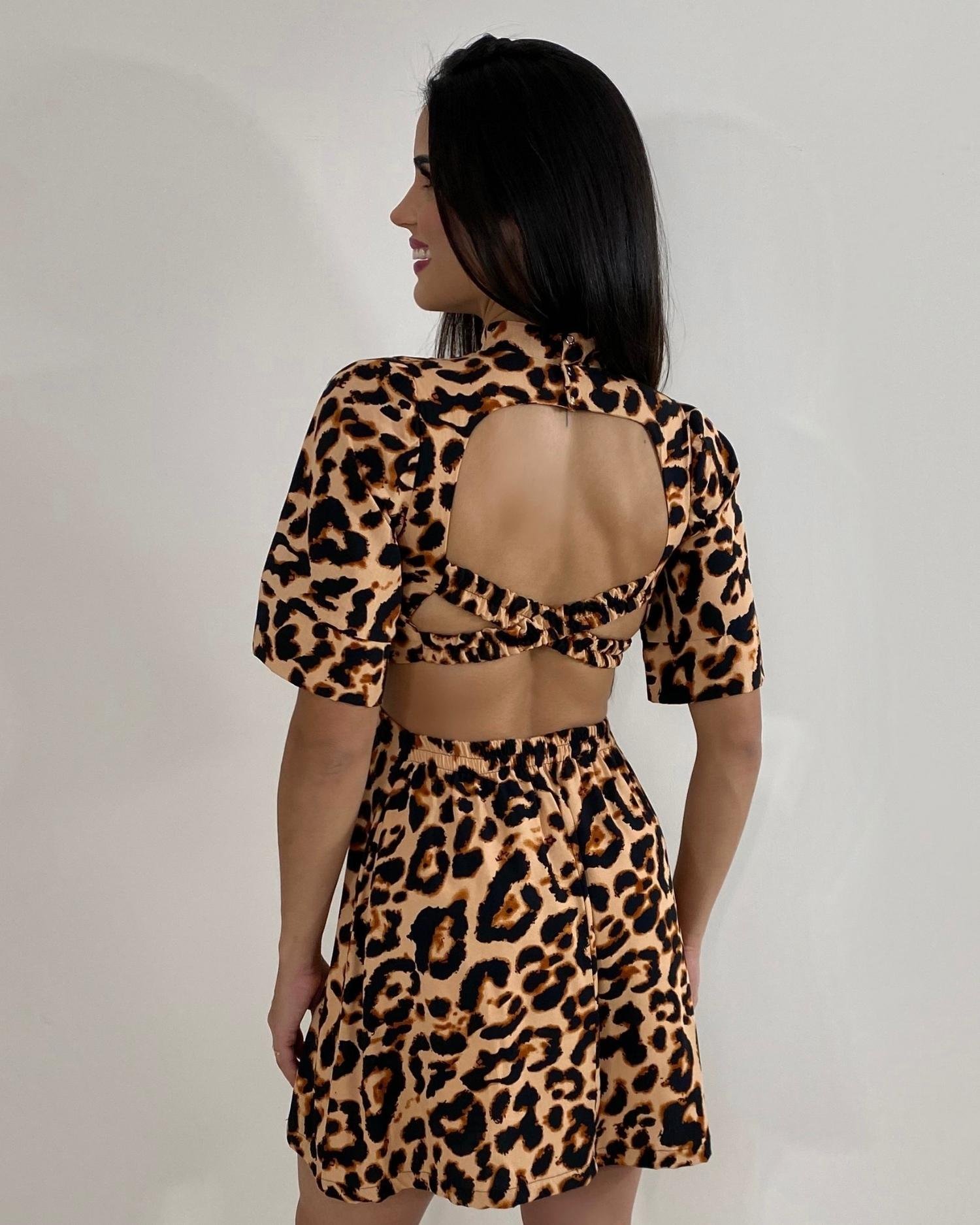 Vestido Tânia - Animal Print - Imagem 4