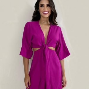 Vestido Mariana - Fúcsia