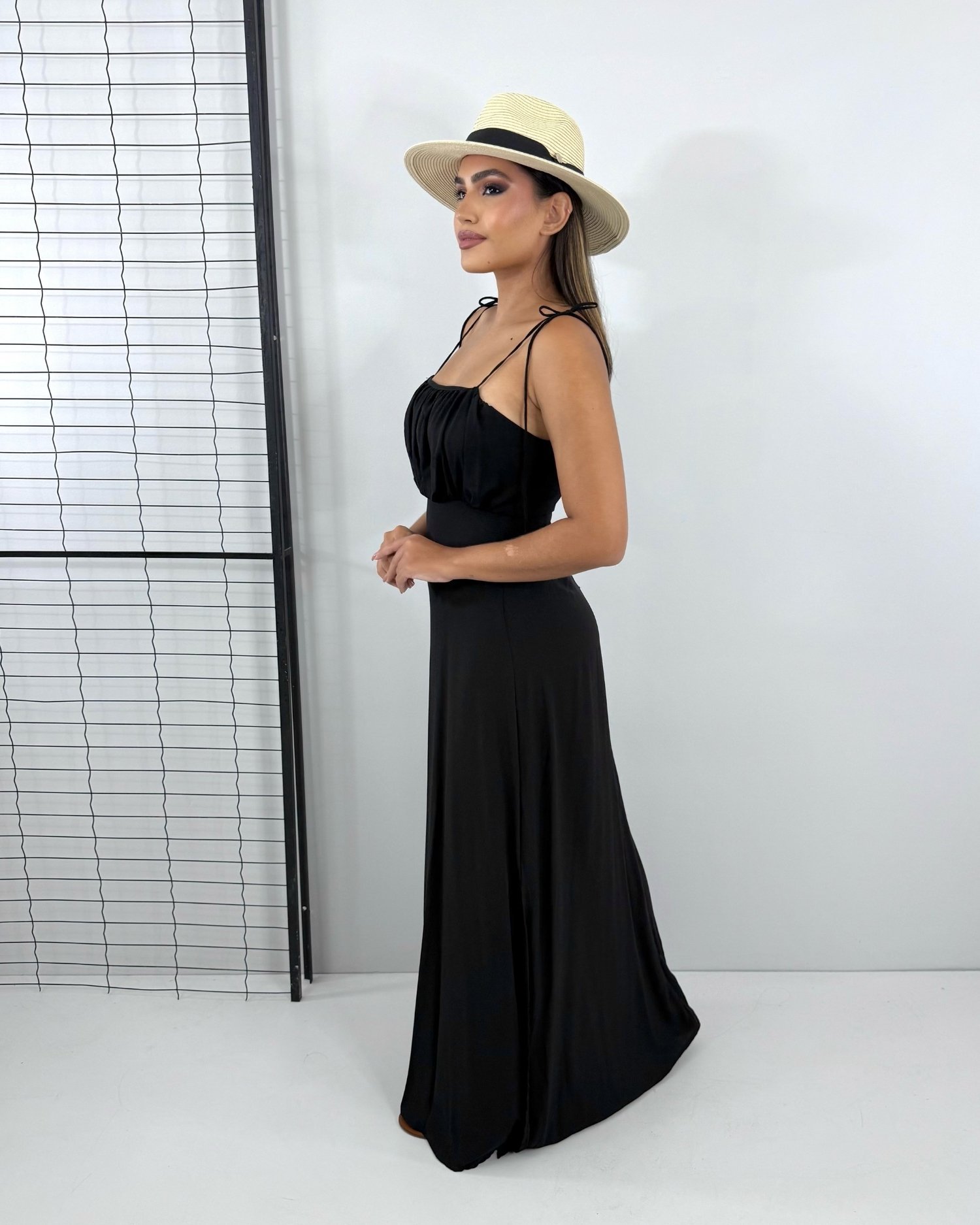 Vestido Drica Longo - Preto - Imagem 4