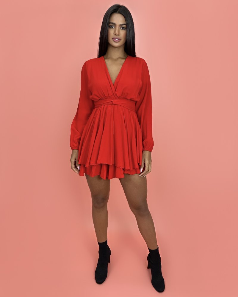 Macaquinho Raiany - Vermelho - Imagem 3