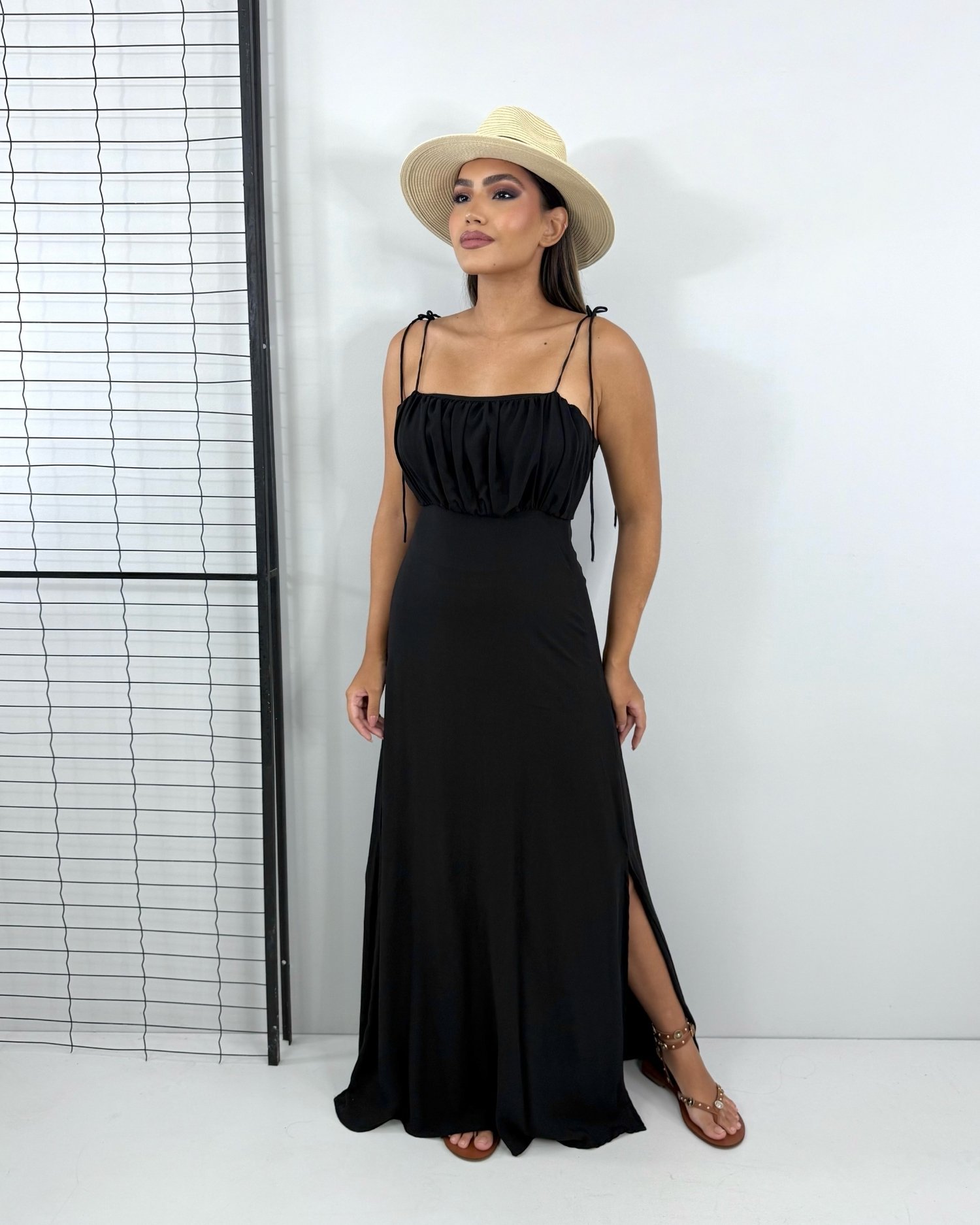 Vestido Drica Longo - Preto - Imagem 2