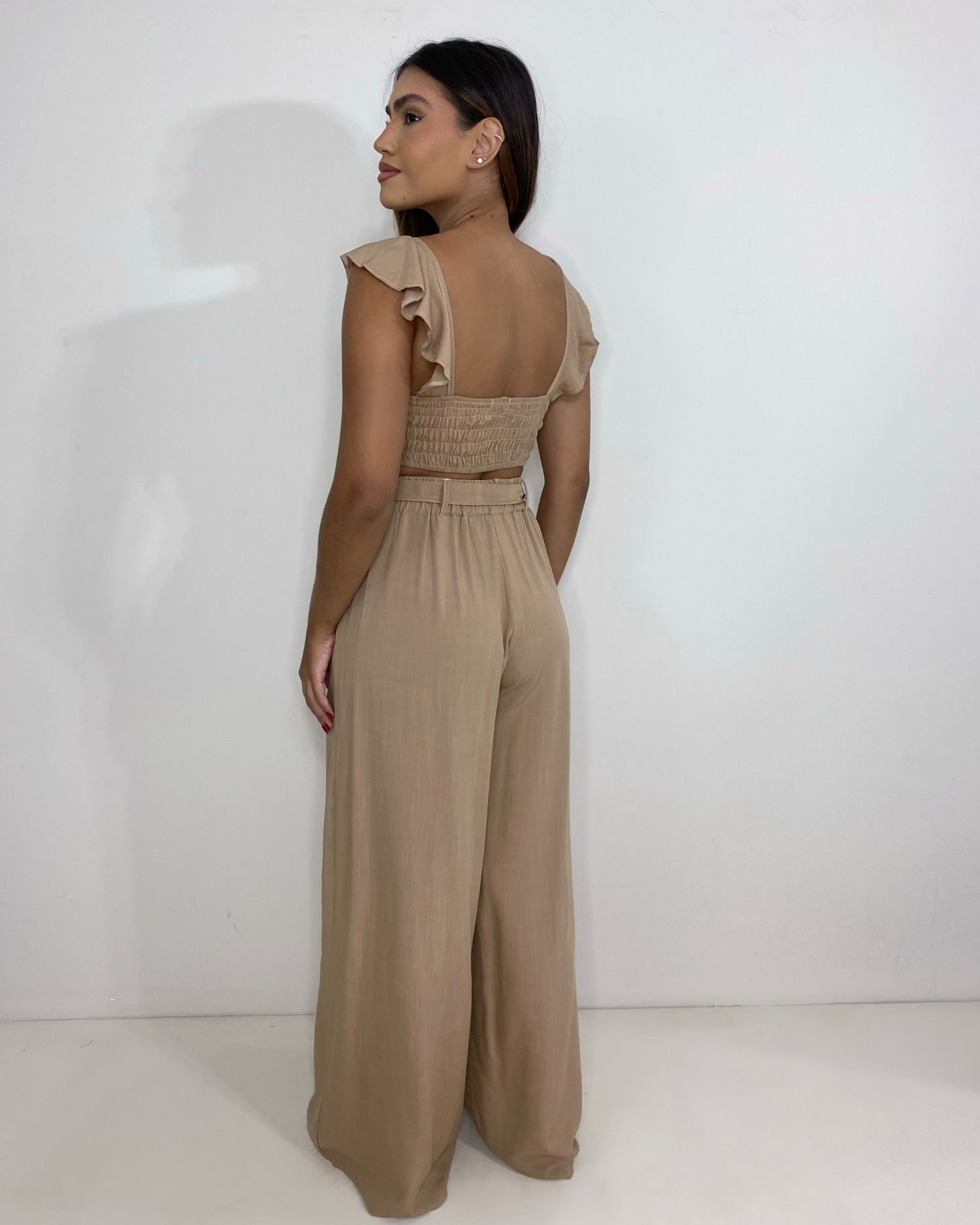 Conjunto Pantalona Samira - Nude - Imagem 2