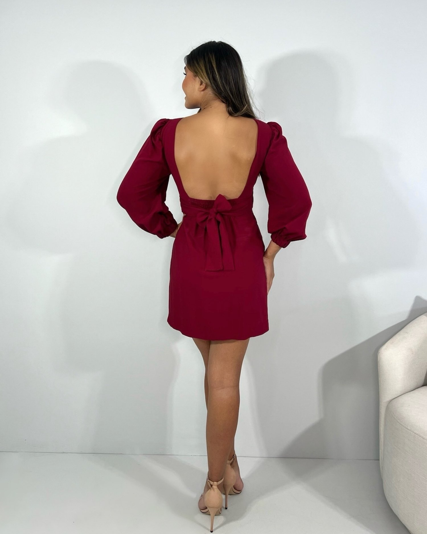 Vestido Tayla - Marsala - Imagem 4