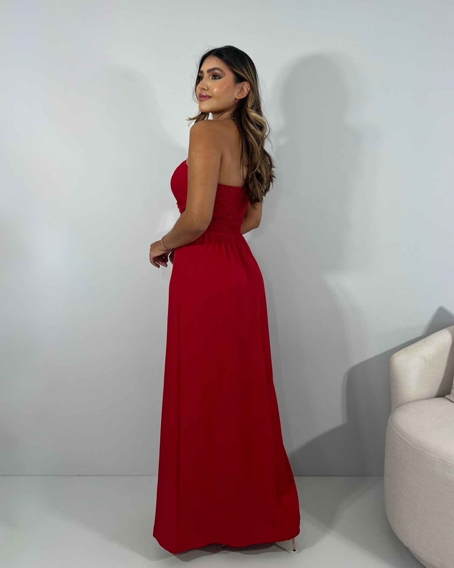 Vestido Maya - Vermelho - Imagem 3