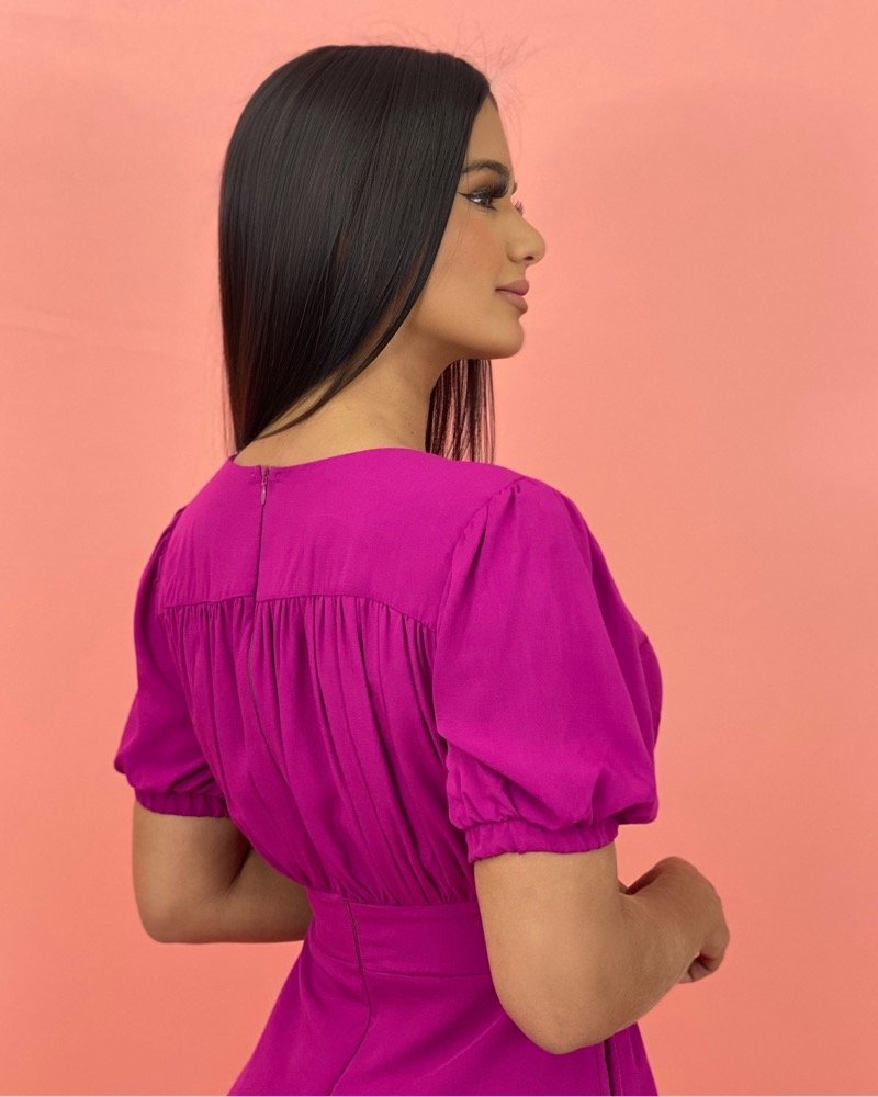 Vestido Clarice - Fúcsia - Imagem 2