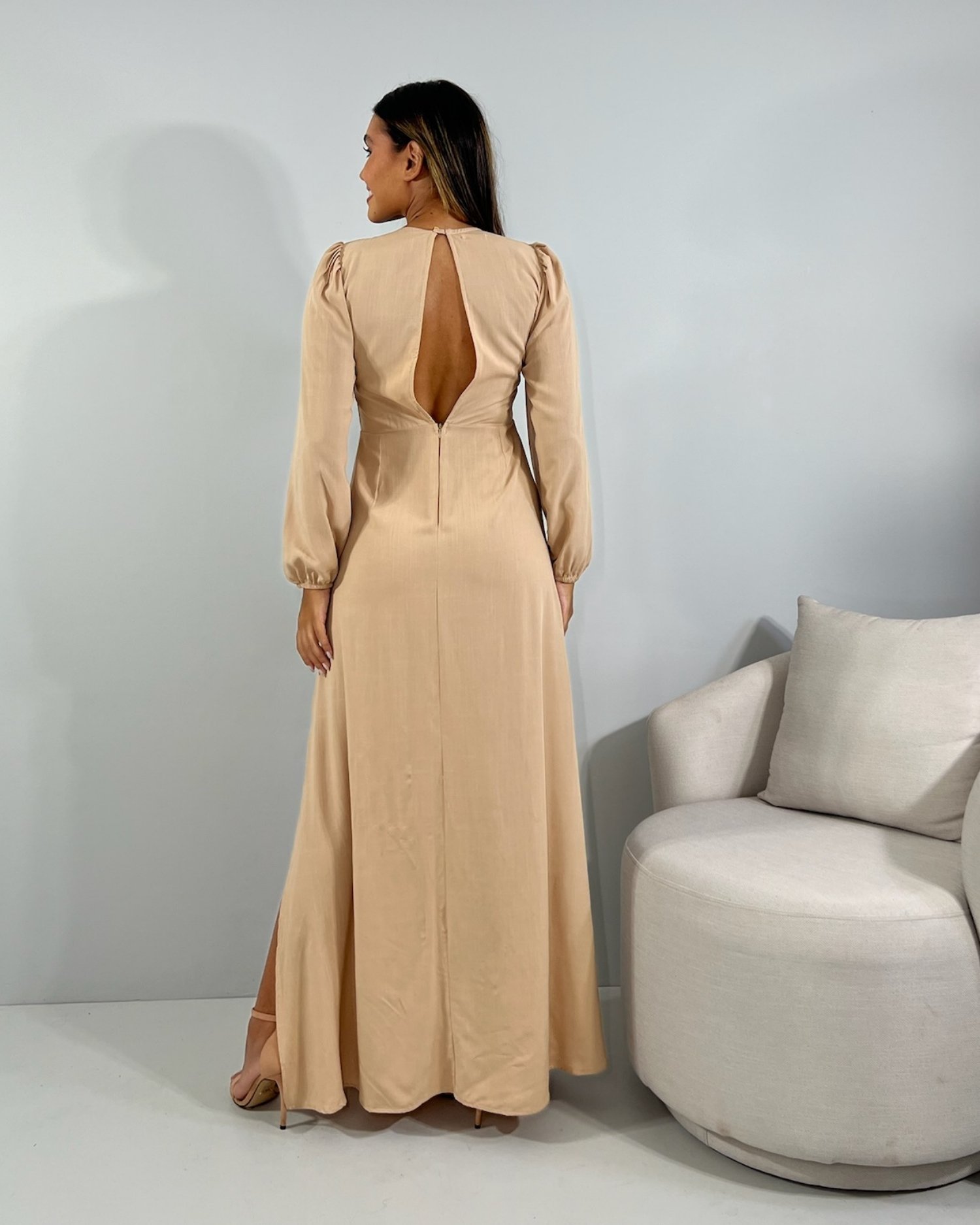 Vestido Mavi - Nude - Imagem 2
