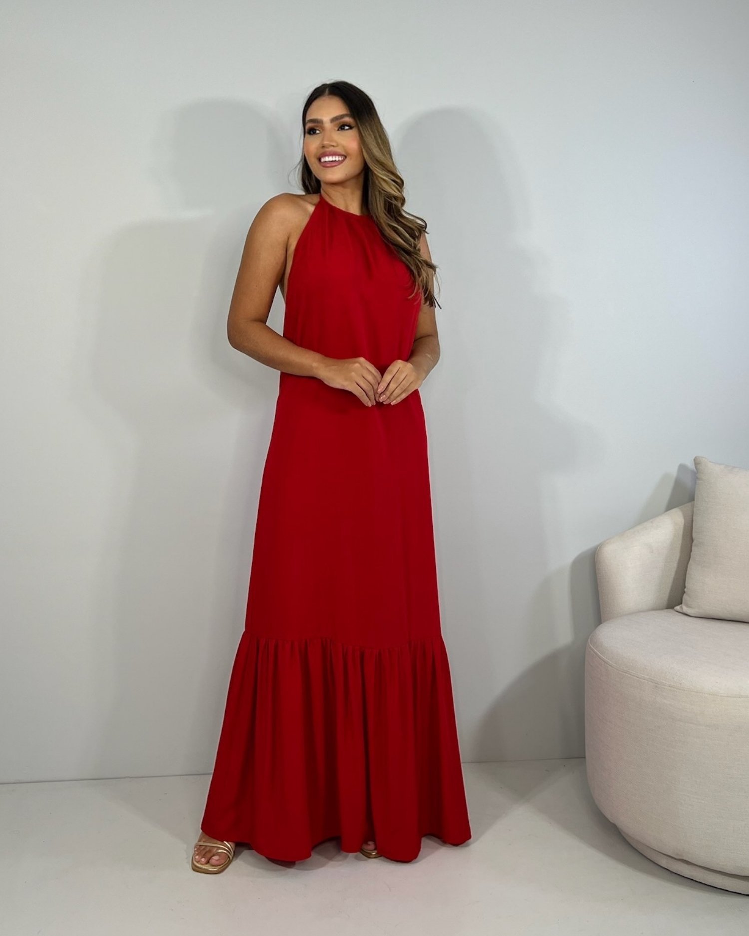 Vestido Brenda - Vermelho