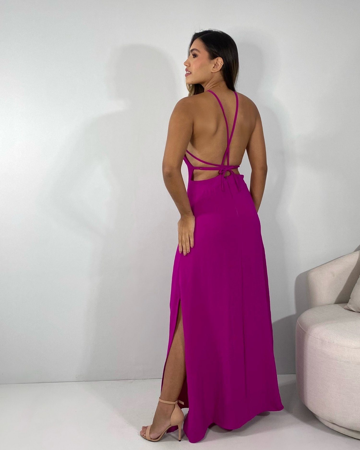 Vestido Lee - Fúcsia - Imagem 5