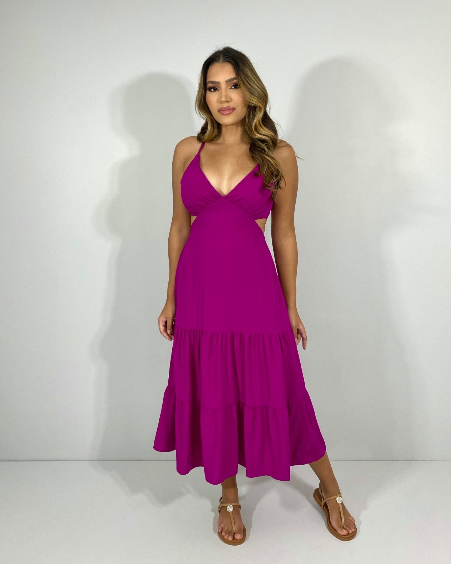 Vestido Chiara - Fúcsia - Imagem 4