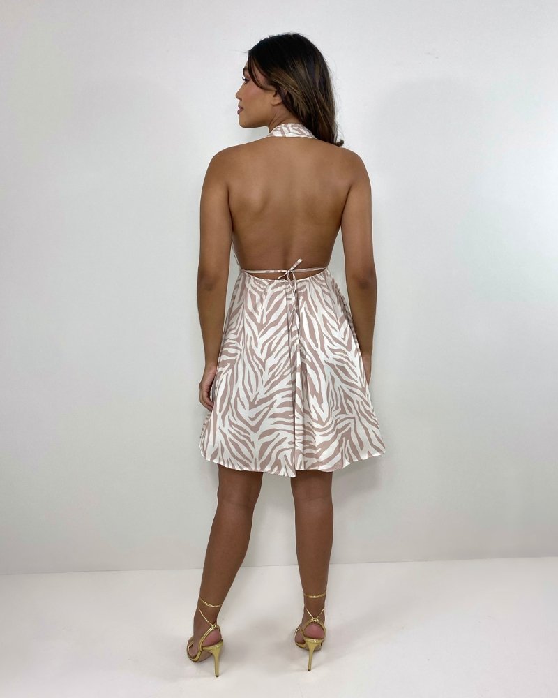 Vestido Marisa - Zebra Bege - Imagem 3