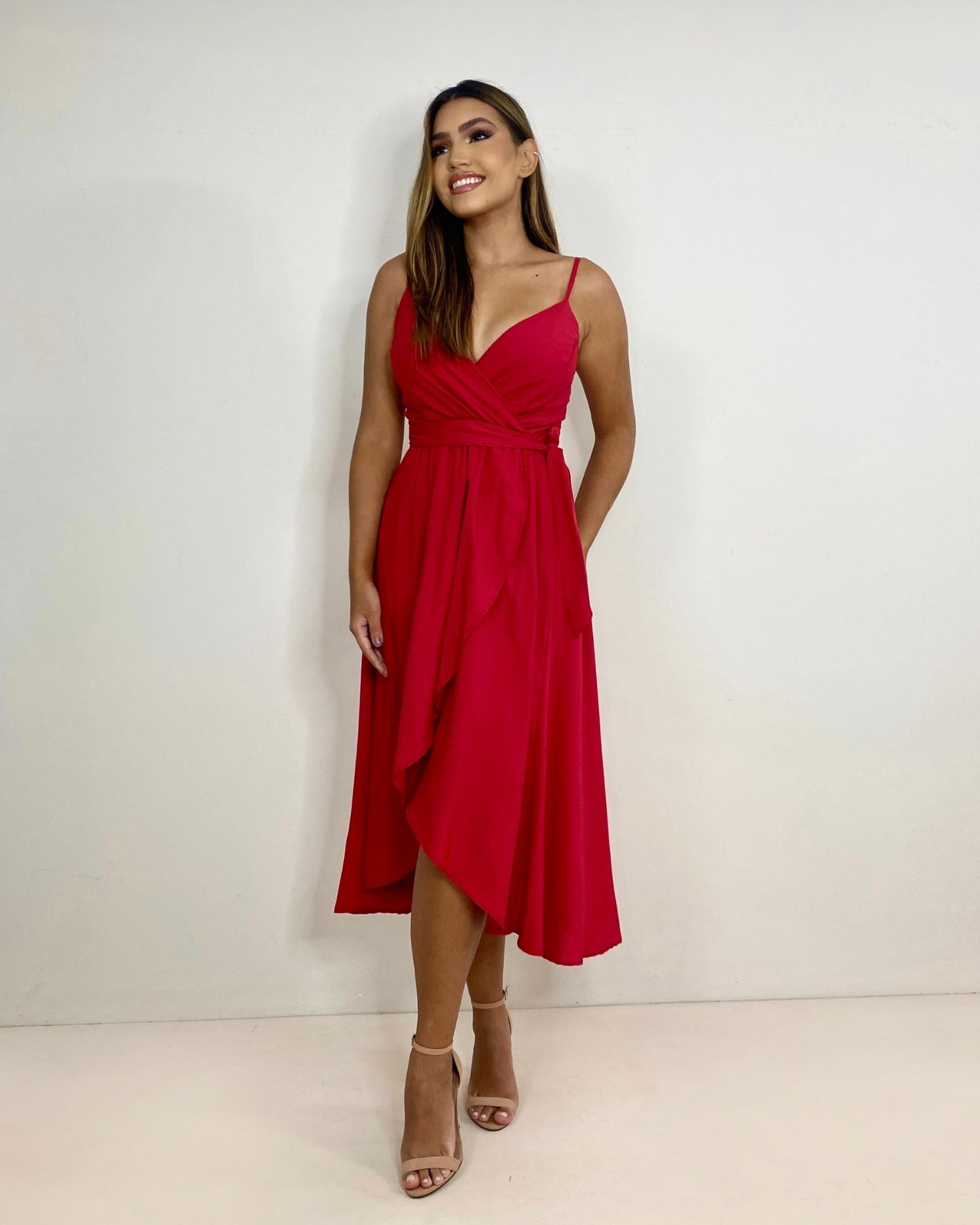 Vestido Hermione - Vermelho - Imagem 3