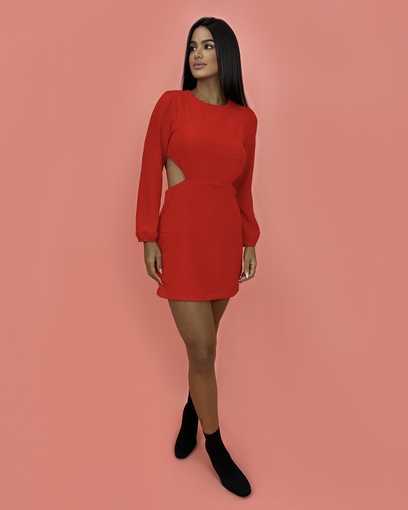 Macaquinho Vanessa - Vermelho - Imagem 2