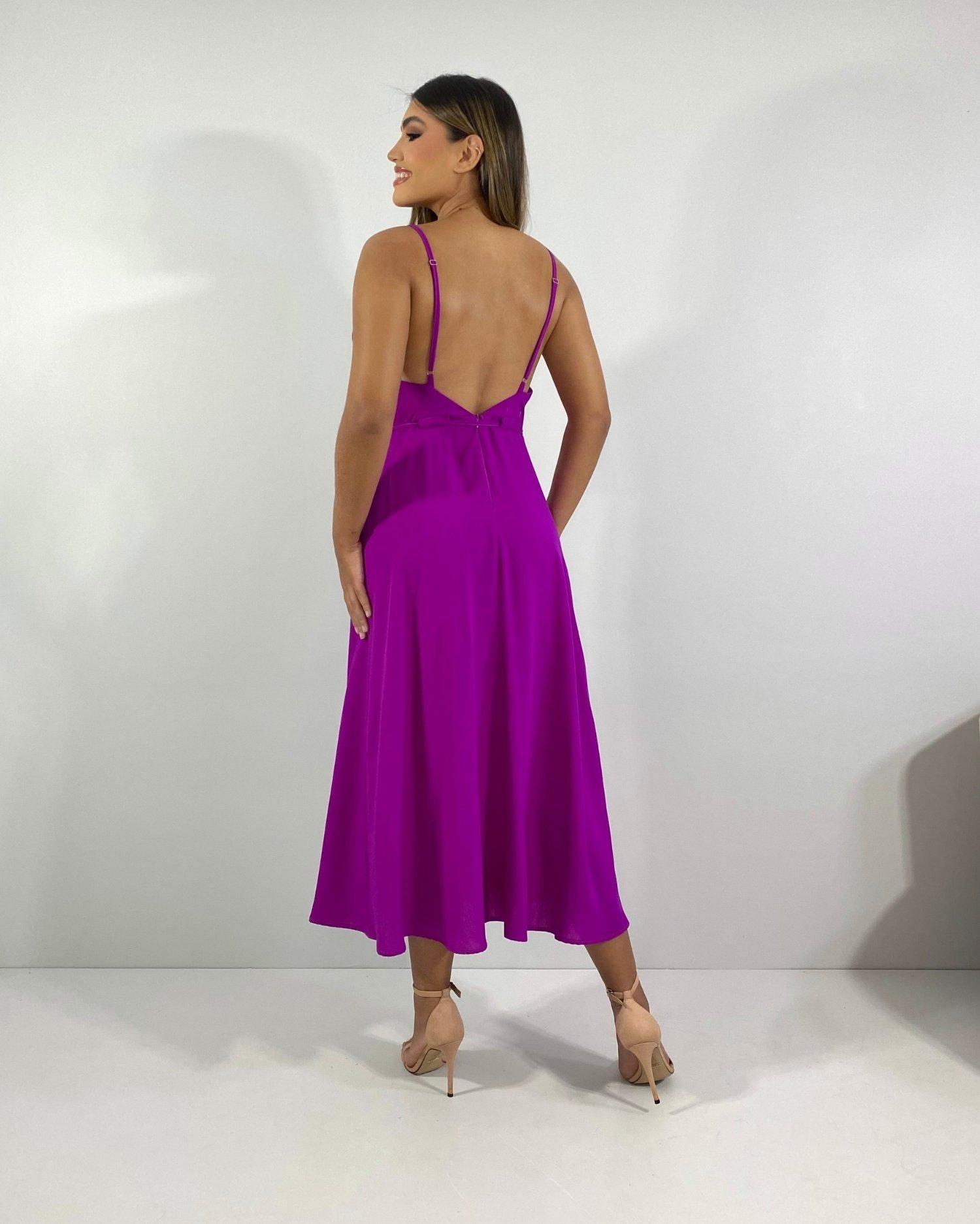 Vestido Felícia - Fúcsia - Imagem 2