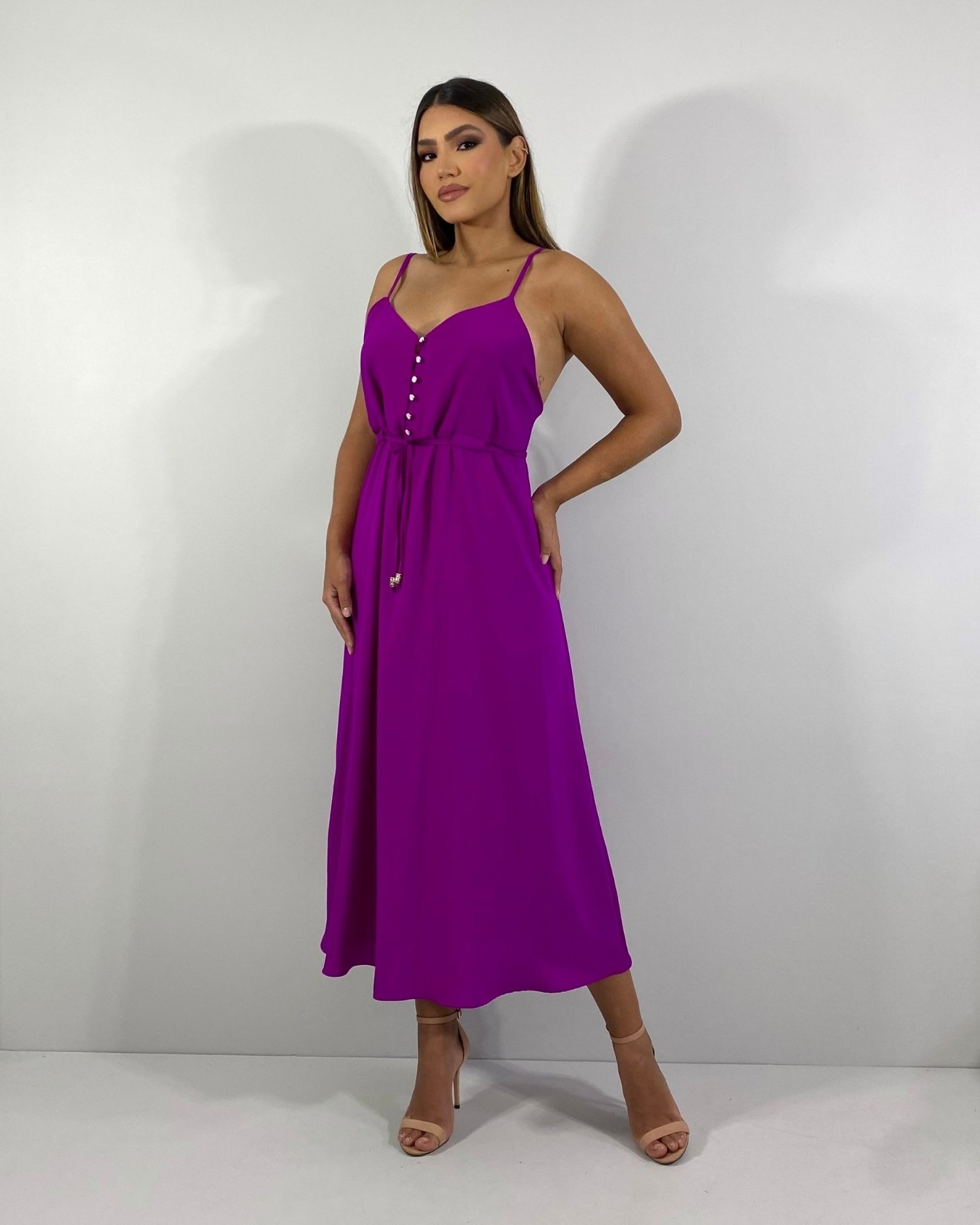 Vestido Felícia - Fúcsia - Imagem 5