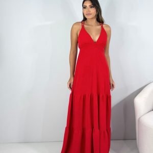 Vestido Noely - Vermelho